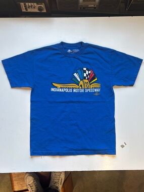 Indianapolis Motor Speedway T-shirt, classic print on front, like new condition